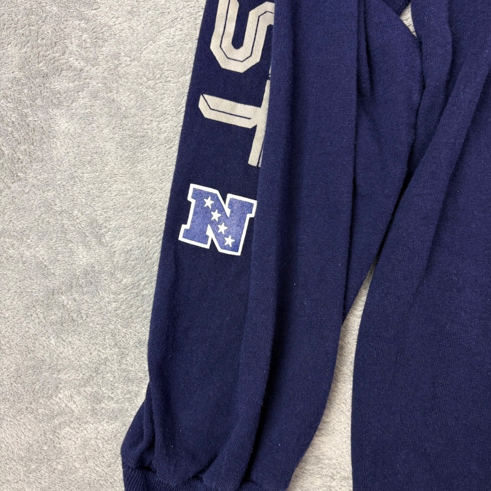Cowboys Team Apparel XL Navy Blue Long Sleeve Dallas Cowboys NFC East Graphic T - Picture 6 of 8